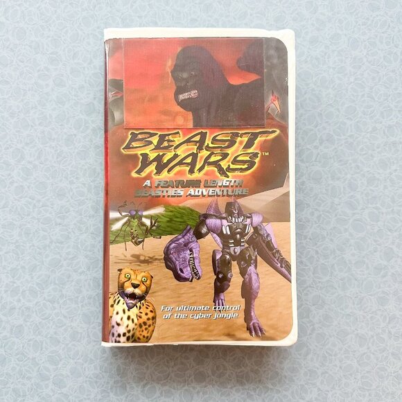 Beast Wars VHS Tape | 90s Animated Feature | Tested Working - Picture 2 of 9